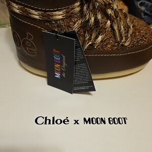 Chloe Tannish Brown Snow Boots